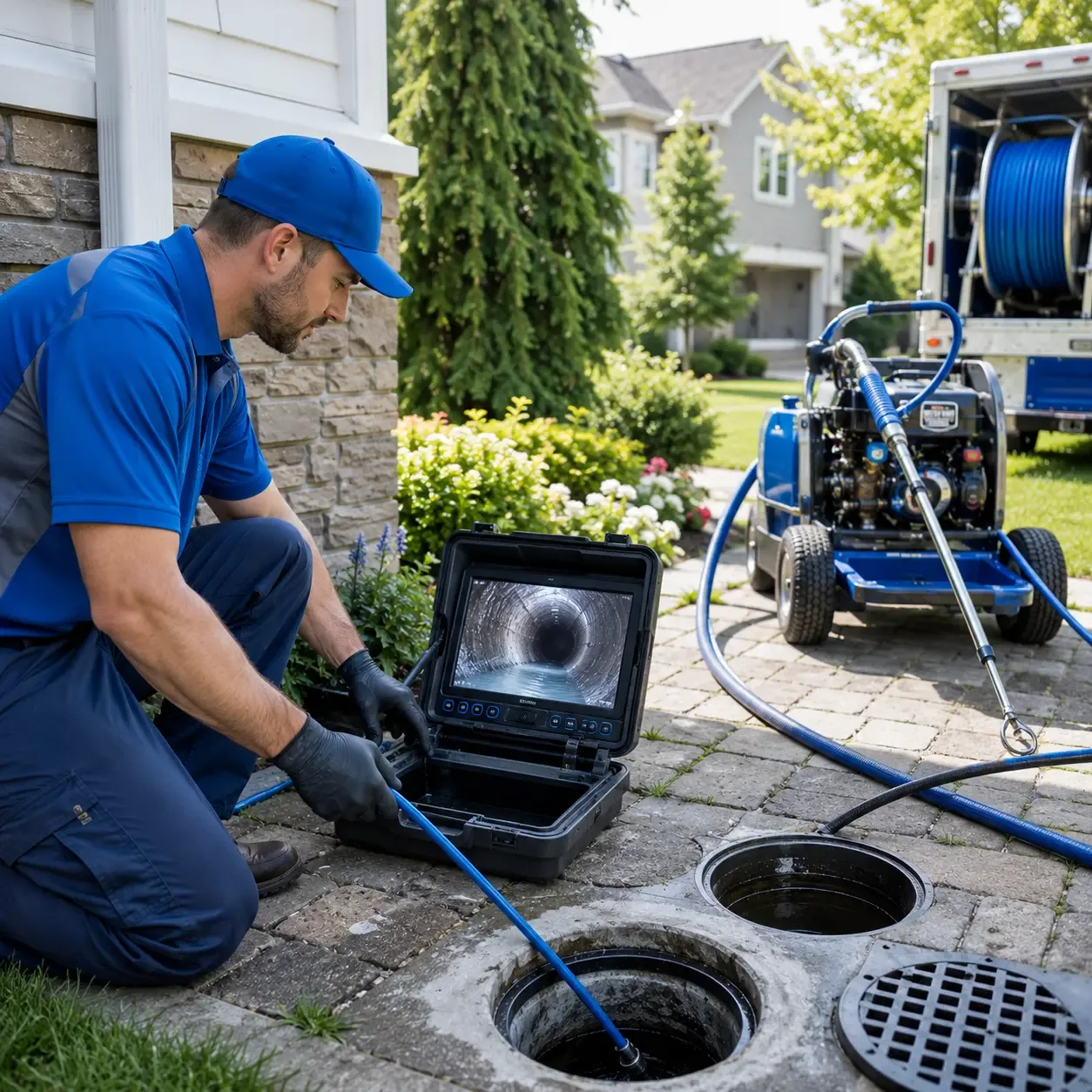 Outdoor drain cleaning professionals serving Lovelaceville, KY